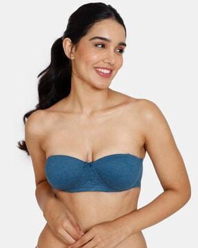 under-wired strapless bra