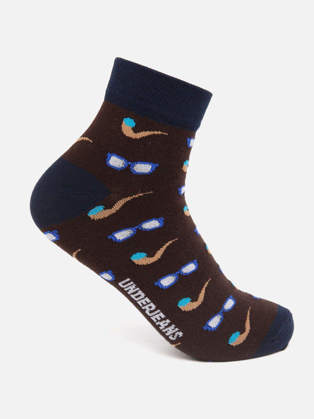 underjeans by spykar men ankle length (non terry) socks