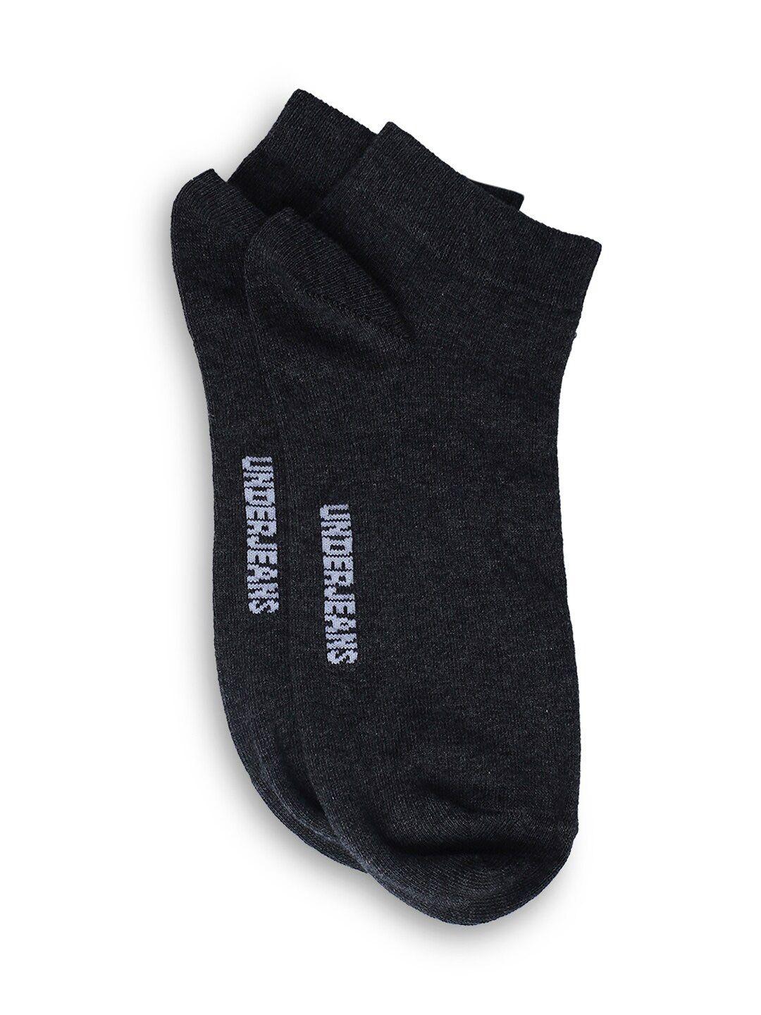underjeans by spykar men pack of 2 ankle-length socks
