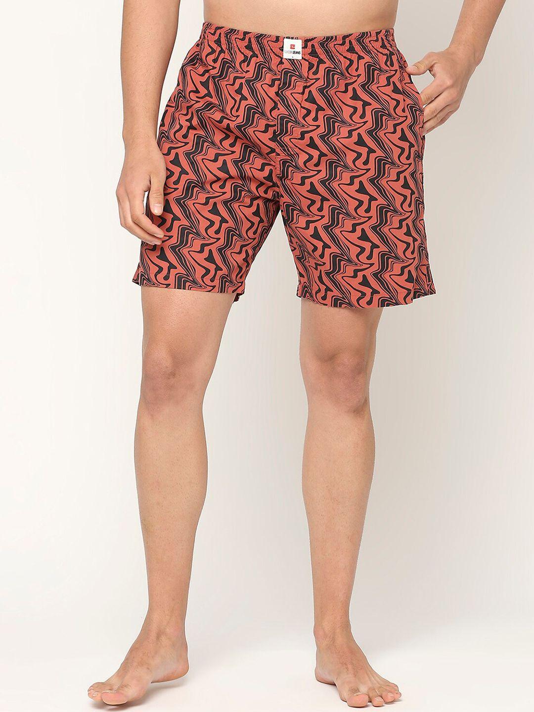 underjeans by spykar men printed cotton boxers- ujnpbx0049039