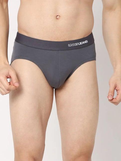 underjeans by spykar grey briefs