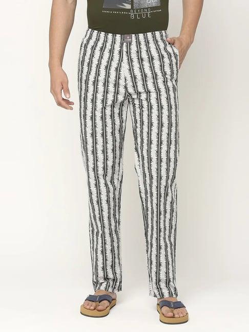 underjeans by spykar grey printed nightwear pyjamas