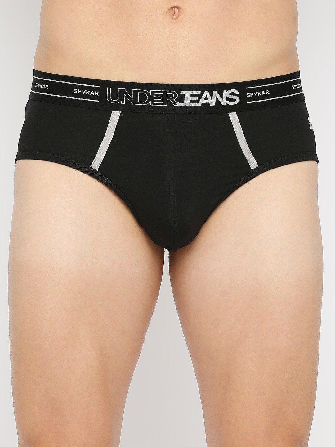 underjeans by spykar men basic briefs