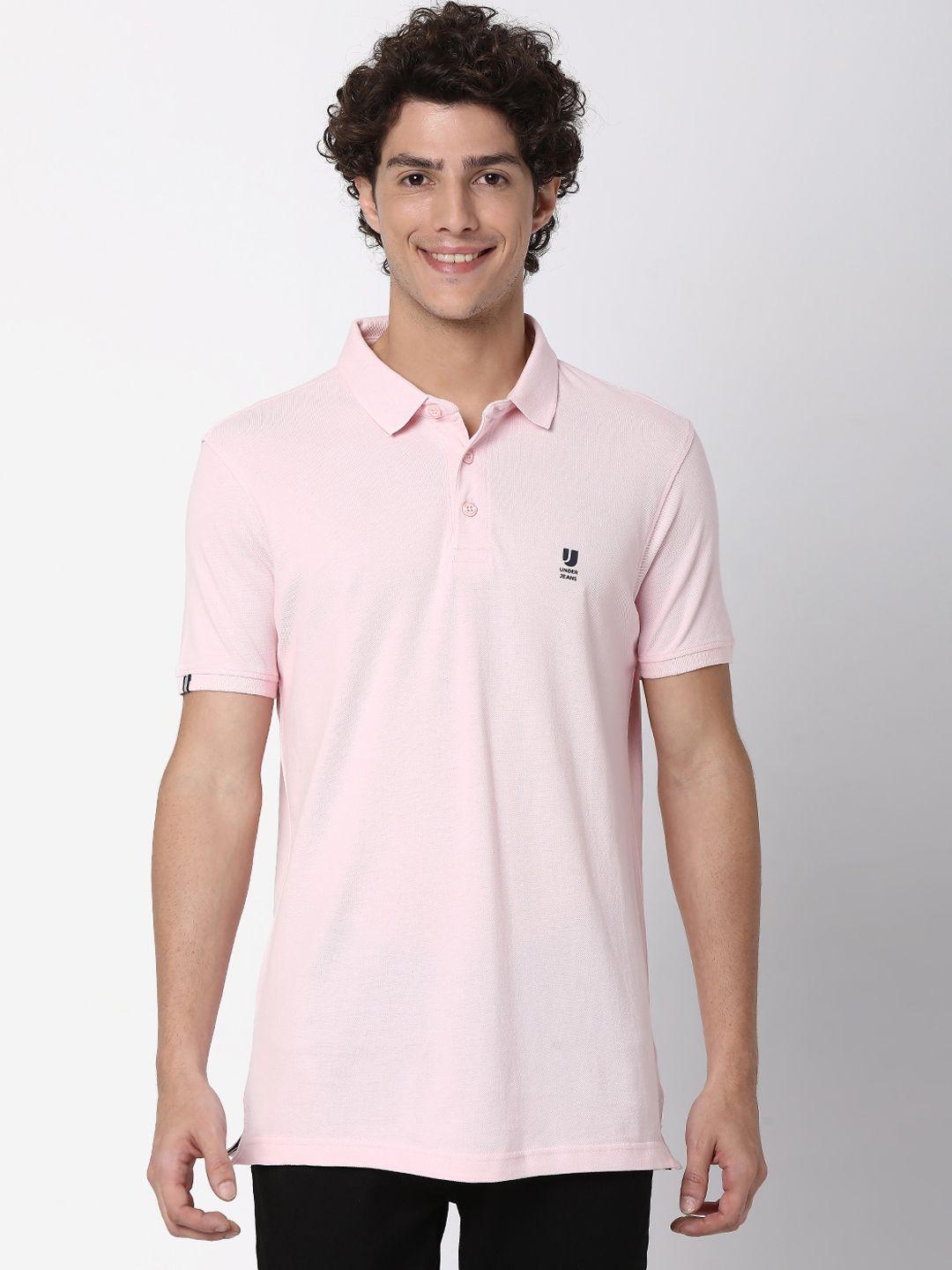 underjeans by spykar men polo collar t-shirt