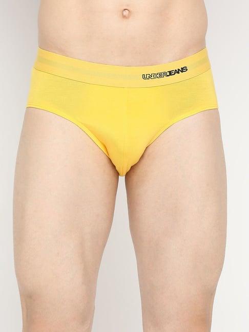 underjeans by spykar yellow briefs