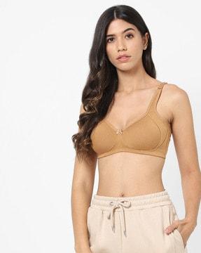underwired non-padded total support bra