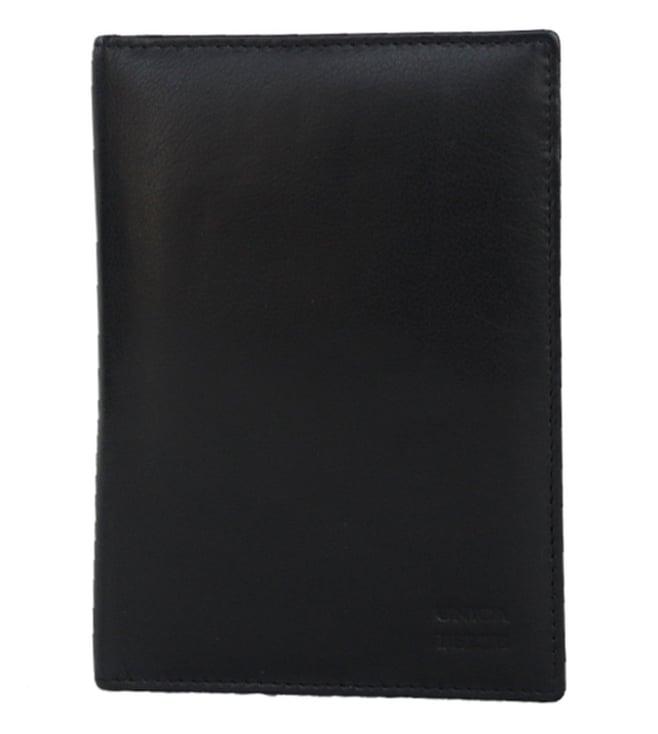 unica pelle black credit card case