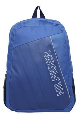 unisex 2 compartment zipper closure laptop backpack - blue