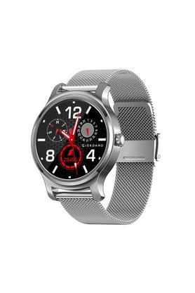 unisex 44 mm black dial mesh full touch smartwatch - gt01-ss