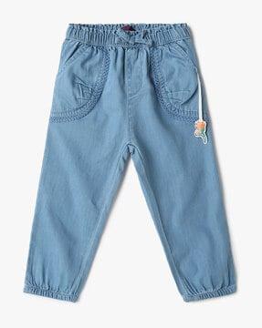 unisex baggy fit cotton jeans