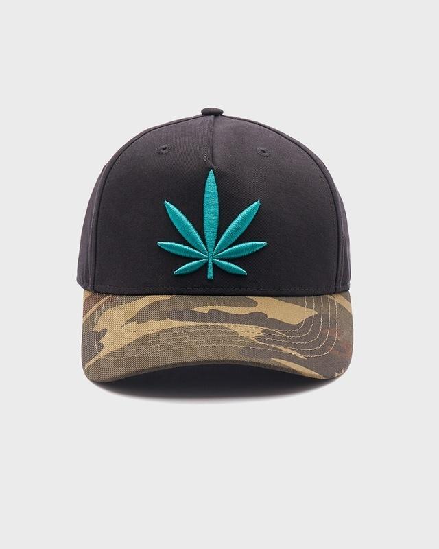 unisex black camo melting leaf embroidered baseball cap