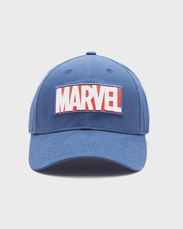 unisex blue marvel embroidered baseball cap