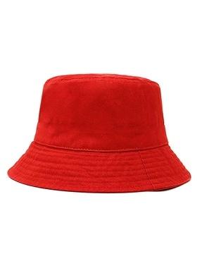 unisex bucket hat with stitched detail