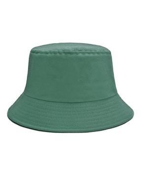 unisex bucket hat with stitched detail
