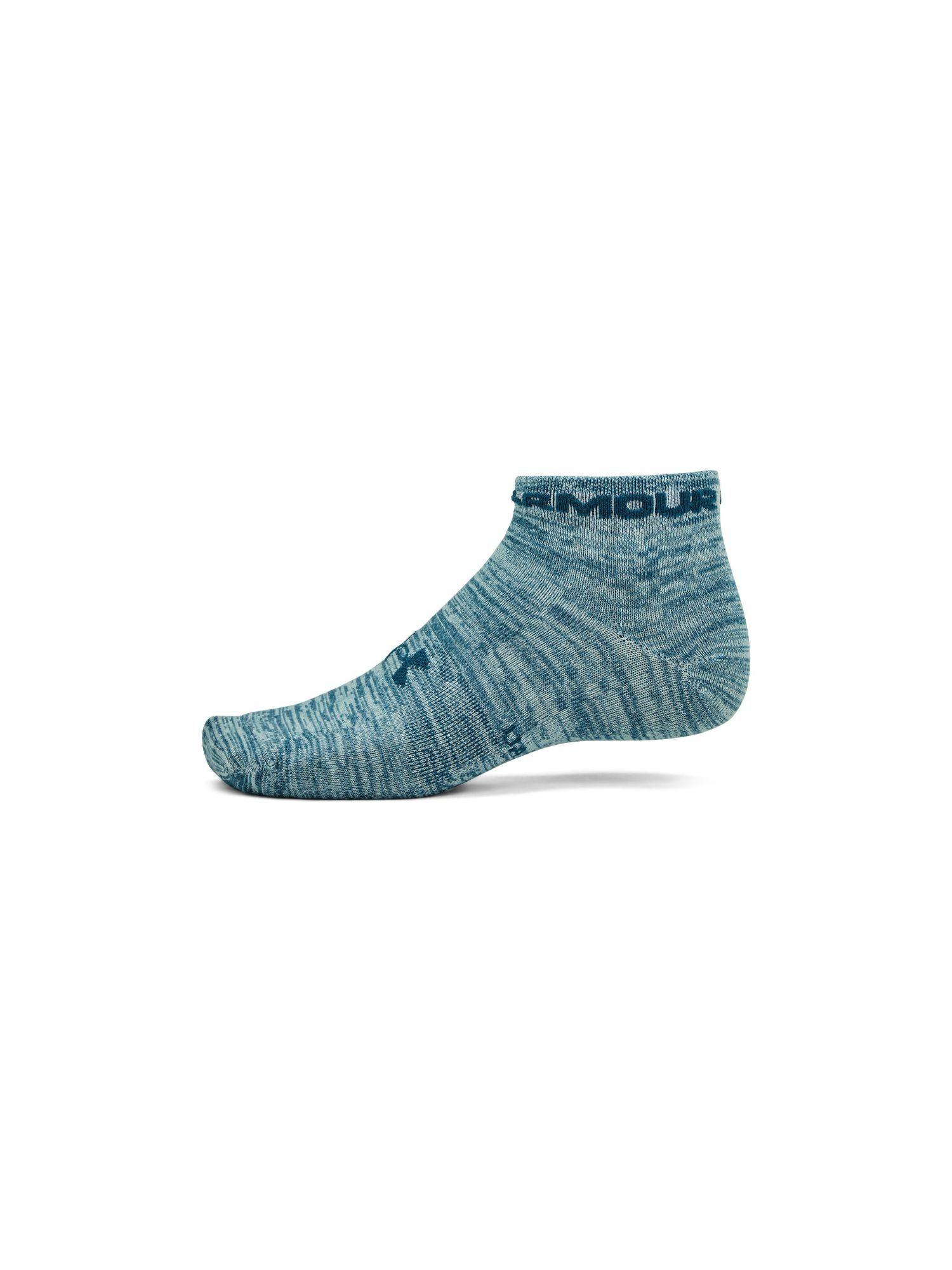 unisex essential low cut socks - blue (pack of 3)