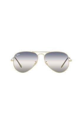 unisex full rim non-polarized aviator sunglasses - 0rb3689
