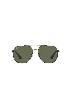 unisex full rim polarized & uv protected oversized sunglasses - 0rb3714i