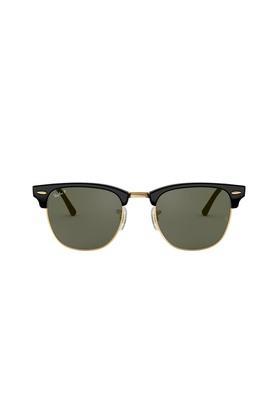 unisex full rim polarized lens rectangle sunglasses - 0rb3016