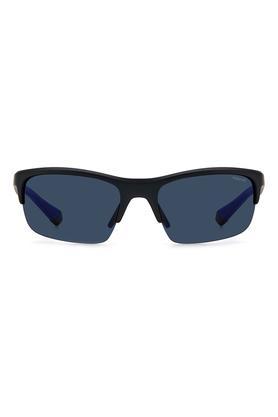 unisex full rim polarized rectangular sunglasses - pld7042s0vk