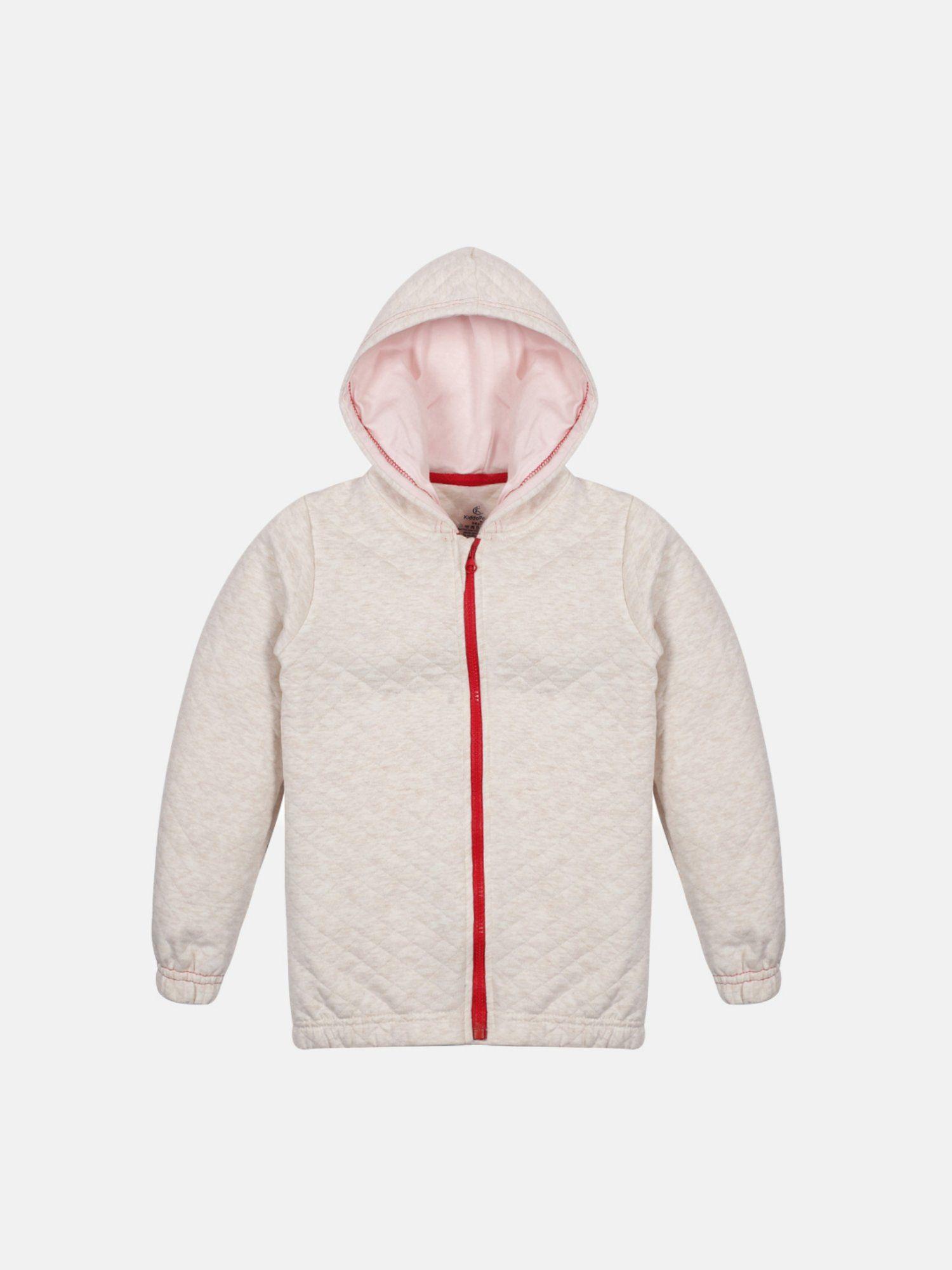 unisex quilted hooded jacket