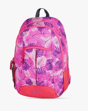 unisex tropical print everyday backpack