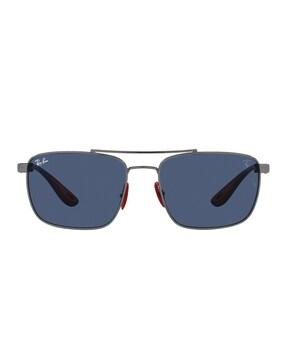 unisex uv-protected square sunglasses-0rb3715m