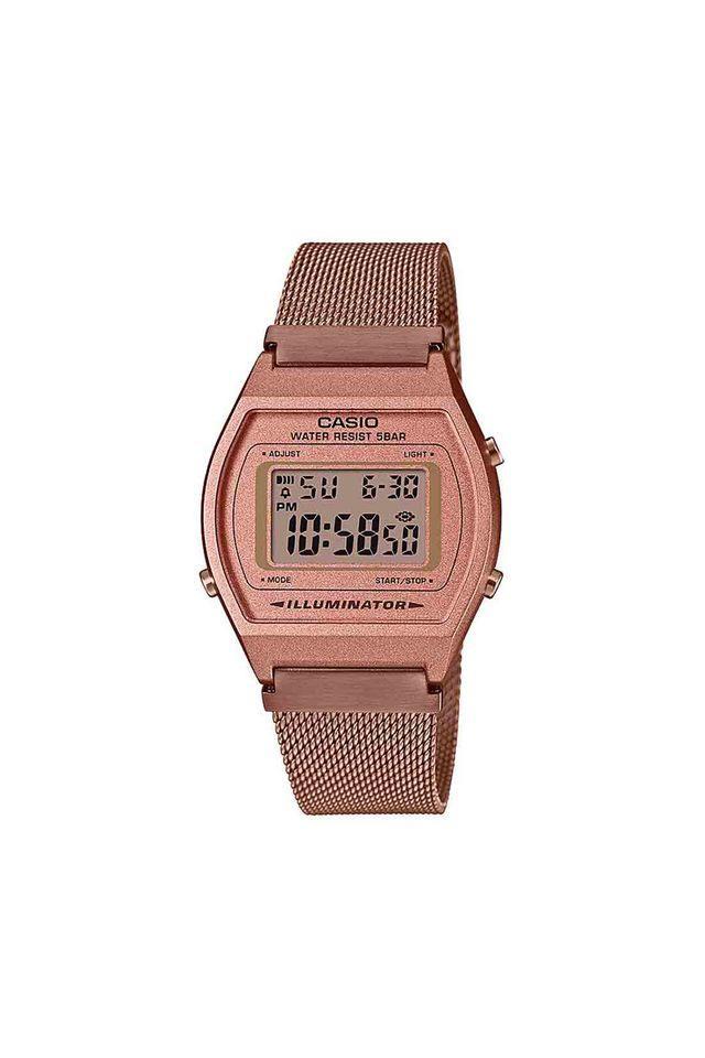 unisex vintage rose gold dial digital watch - wcad216