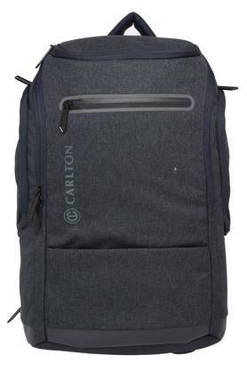 unisex zip closure laptop backpack - blue