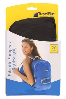 unisex 1 compartment zipper closure foldable backpack - multi