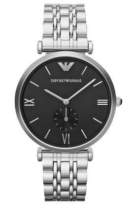 unisex analogue stainless steel watch