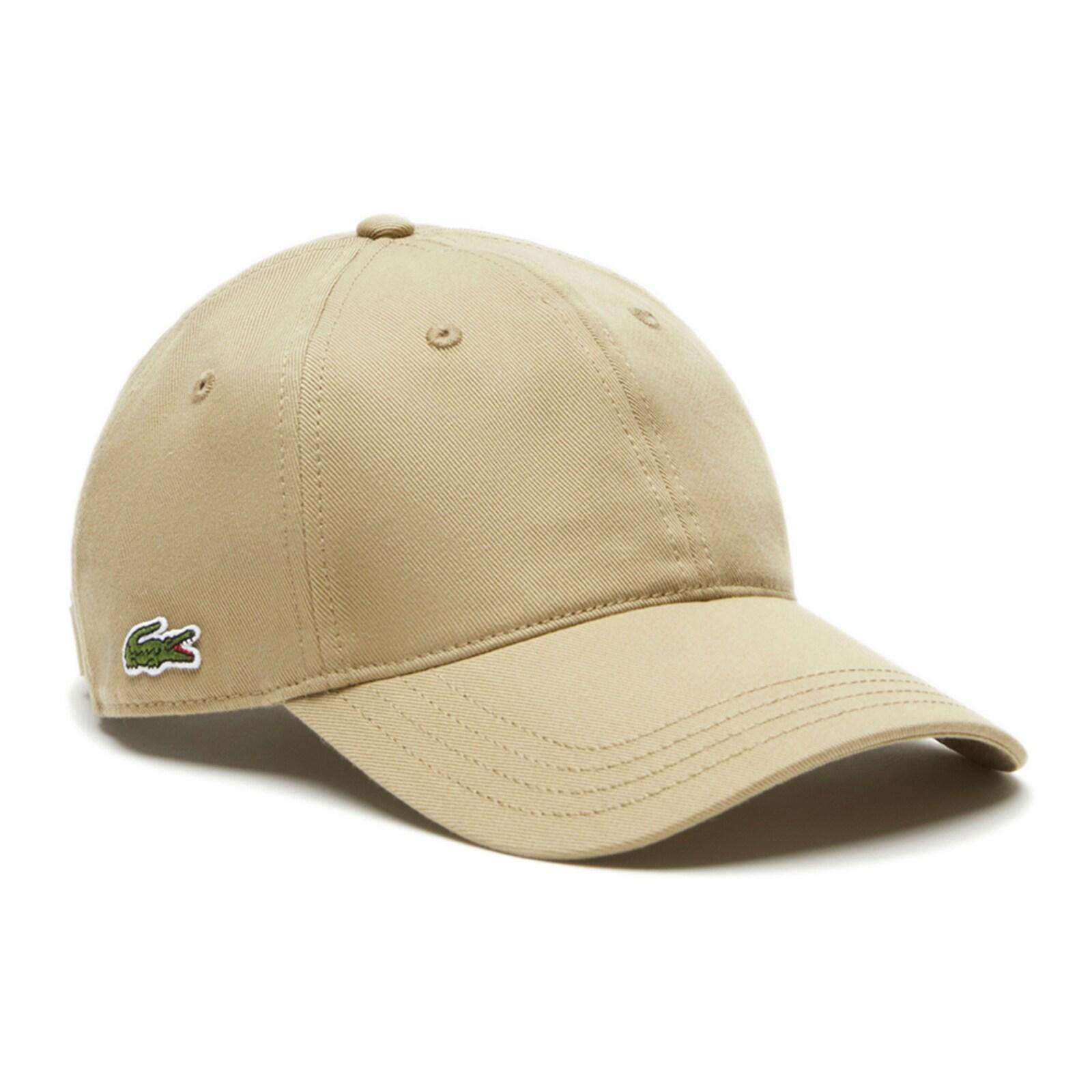 unisex beige organic cotton twill cap