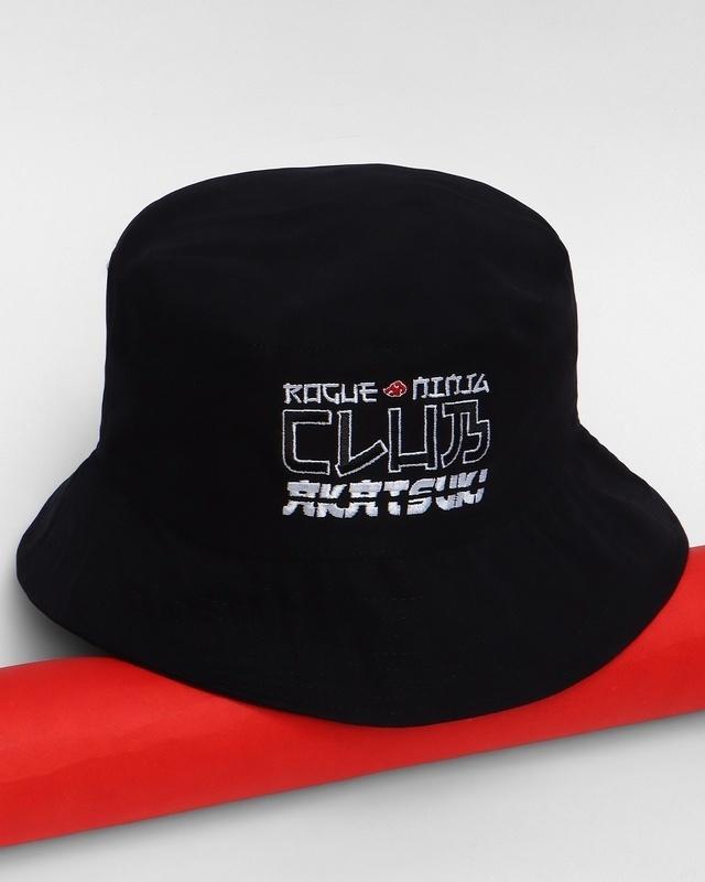 unisex black akatsuki bucket hat