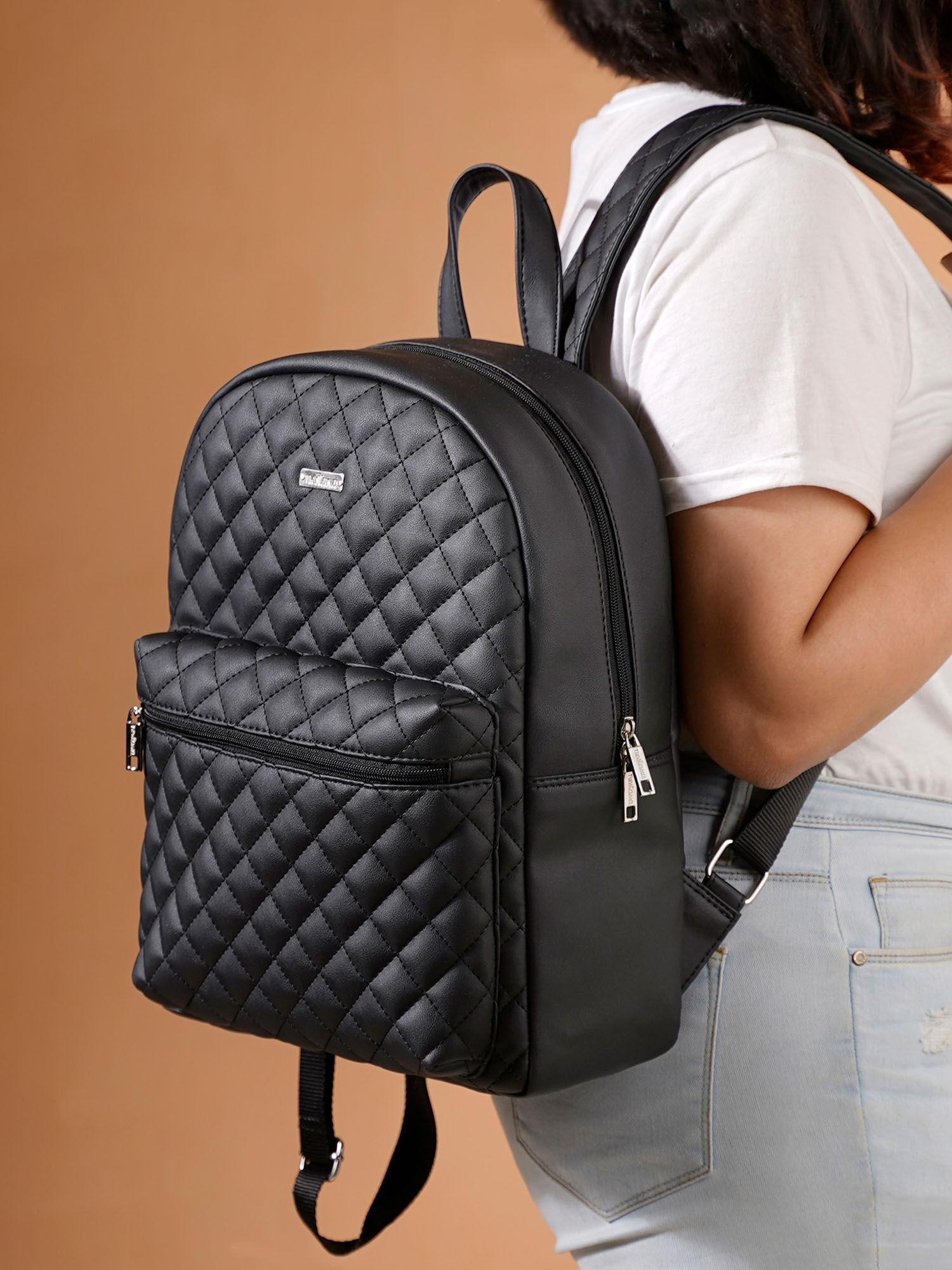 unisex black travel backpack for 14 inch laptops