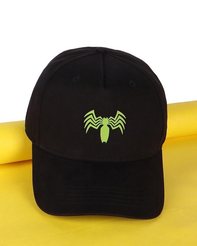 unisex black venom verse printed baseball cap