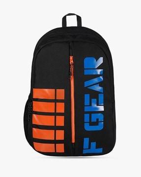 unisex brand print everyday backpack