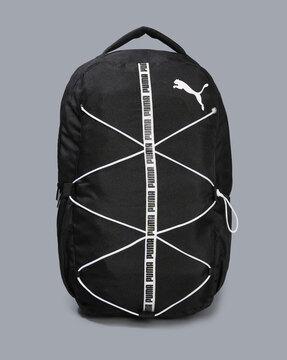unisex brand print string everyday backpack