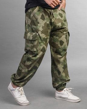 unisex camouflage print cargo hopper pants