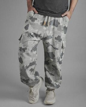 unisex camouflage print cargo hopper pants