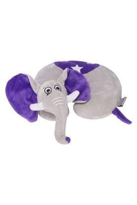 unisex flappy the elephant neck pillow - grey