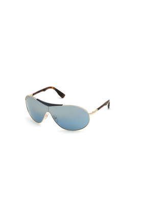unisex full rim 100% uv protection (uv 400) round sunglasses - we0282 00 32x