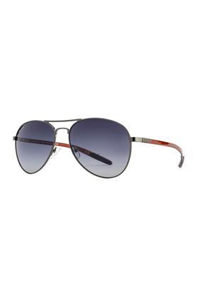 unisex full rim polarized aviator sunglasses - pl-carbon fiber 01-22-60