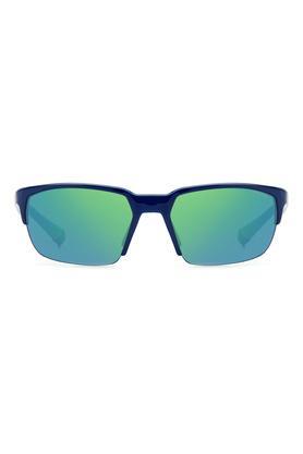 unisex full rim polarized rectangular sunglasses - pld7041srnb