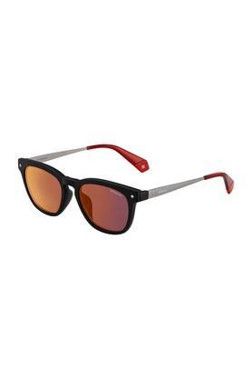 unisex full rim polarized square sunglasses - pld 6080/g/cs oit