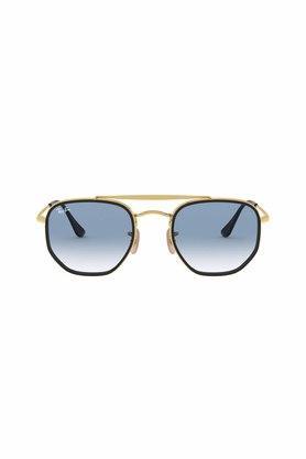 unisex full rim rectangle sunglasses - 0rb3648m