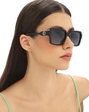 unisex full-rim rectangular sunglasses-jj s16881