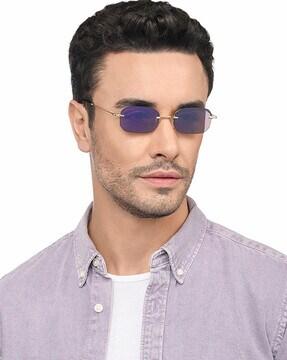 unisex full-rim rectangular sunglasses-lk s15517