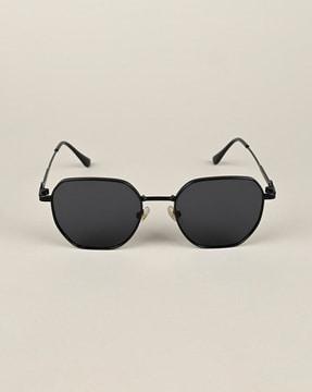 unisex full-rim round sunglasses-56025-blk