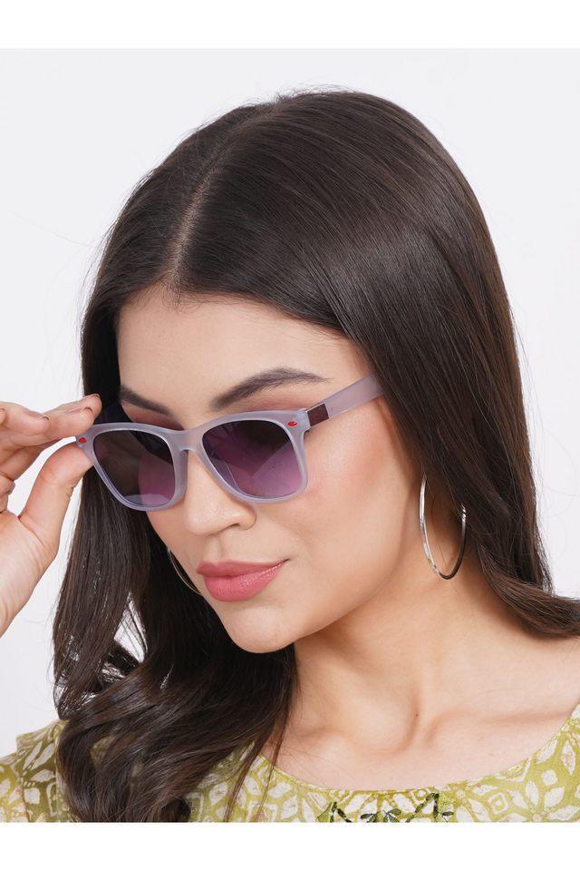 unisex full rim uv protected rectangular sunglasses