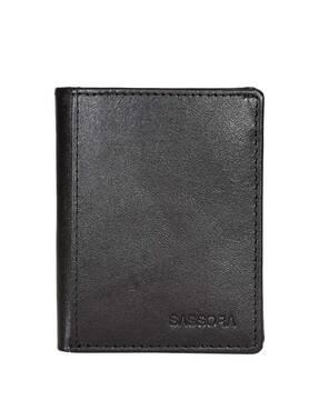 unisex genuine leather travel wallet