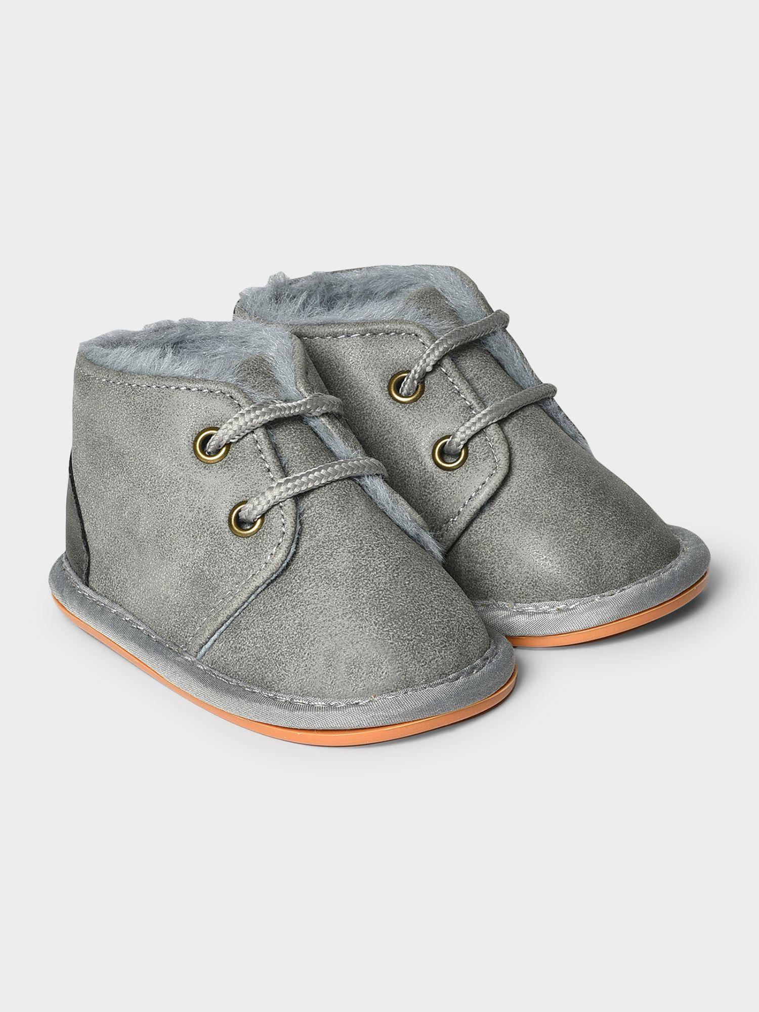 unisex grey solid casual shoes